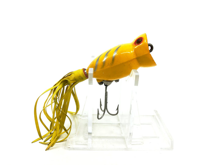 Arbogast Hula Popper, Yellow Shore Color