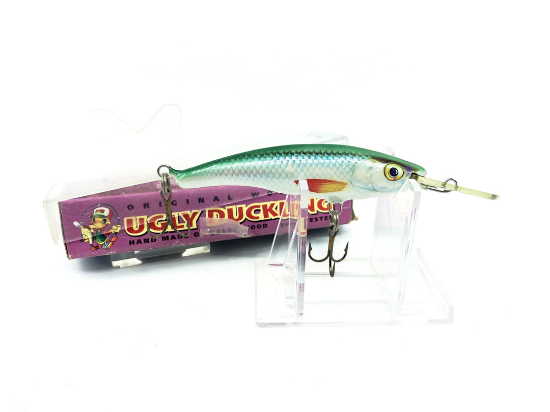 Ugly Duckling Balsa Lure, SIL Silver Color Size 7 New with Box