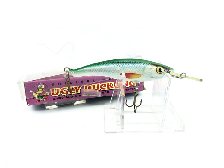 Ugly Duckling Balsa Lure, SIL Silver Color Size 7 New with Box