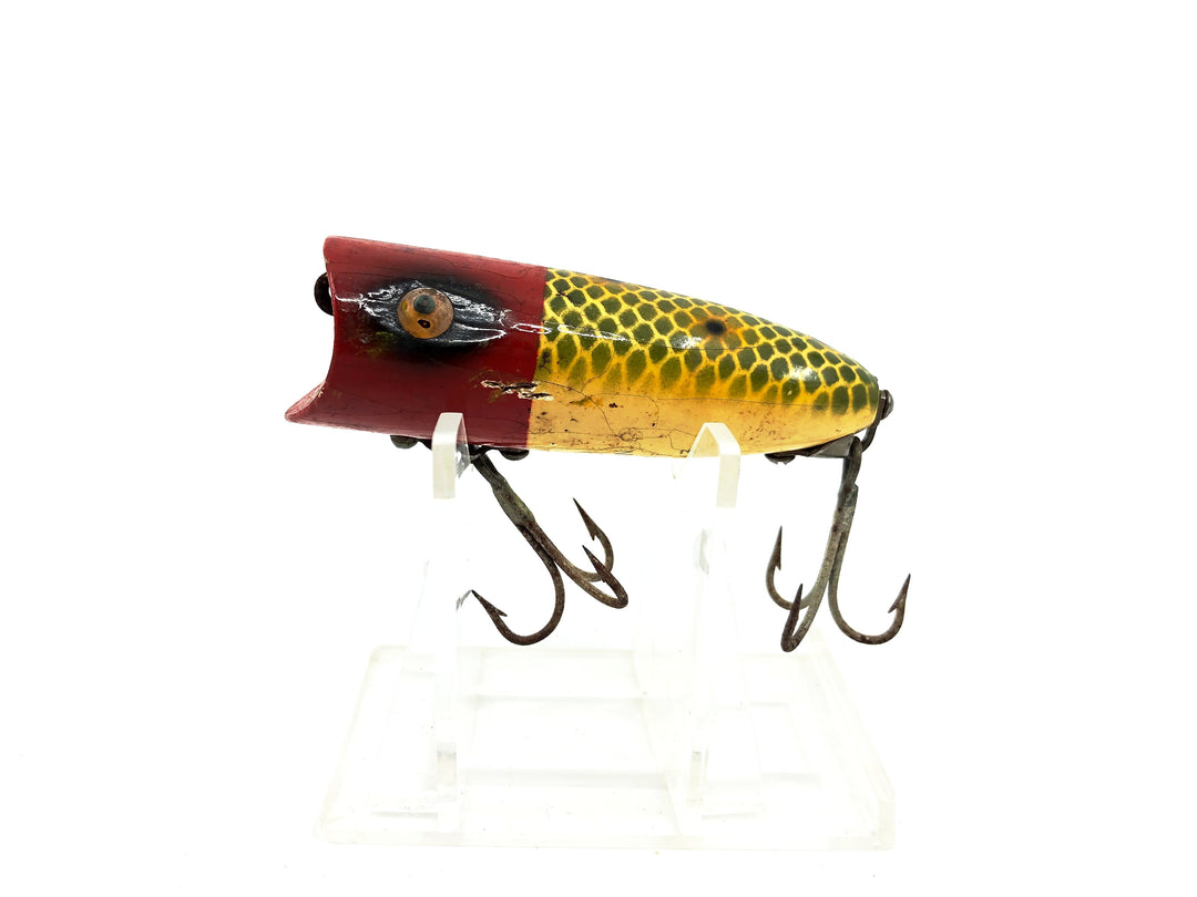 Heddon Wooden Baby Lucky 13, JRH Frog Spot Color