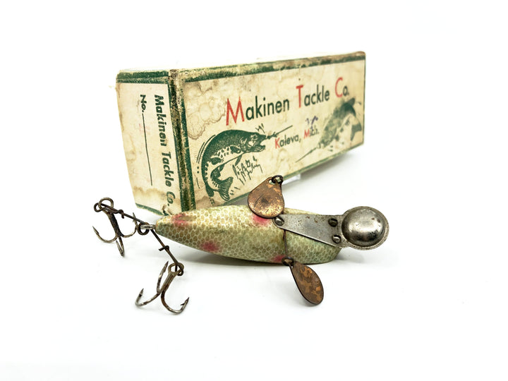 Makinen Wonderlure, Gold Scale/Red Spots Color with Box