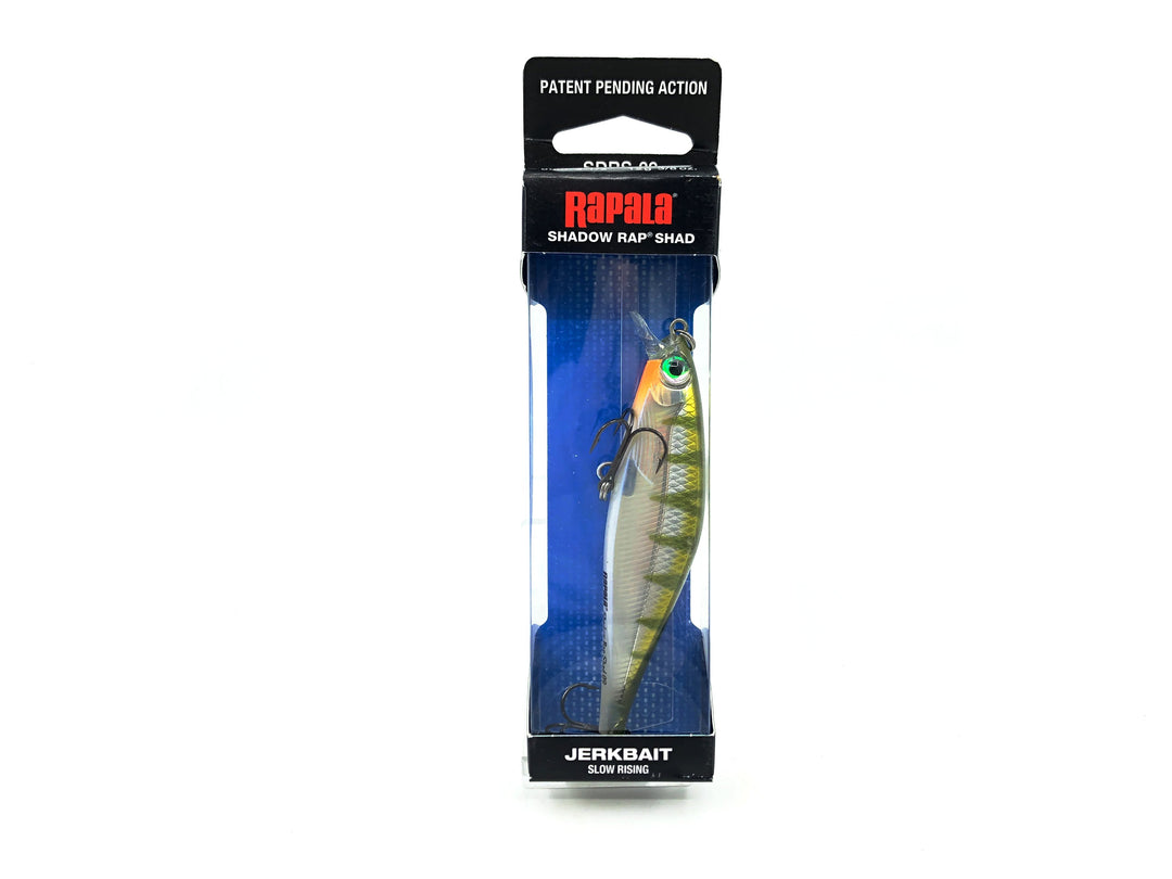 Rapala Shadow Rap Shad SDRS-9 YP, Yellow Perch Color New in Box Old Stock