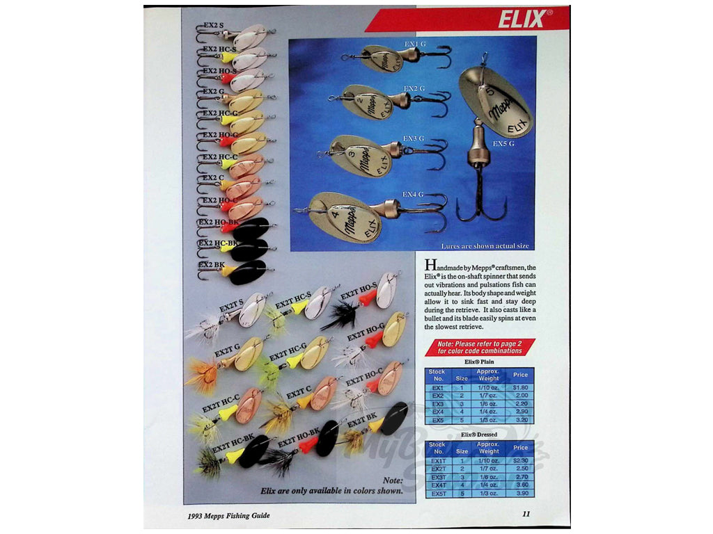 1993 Mepps Lures Catalog