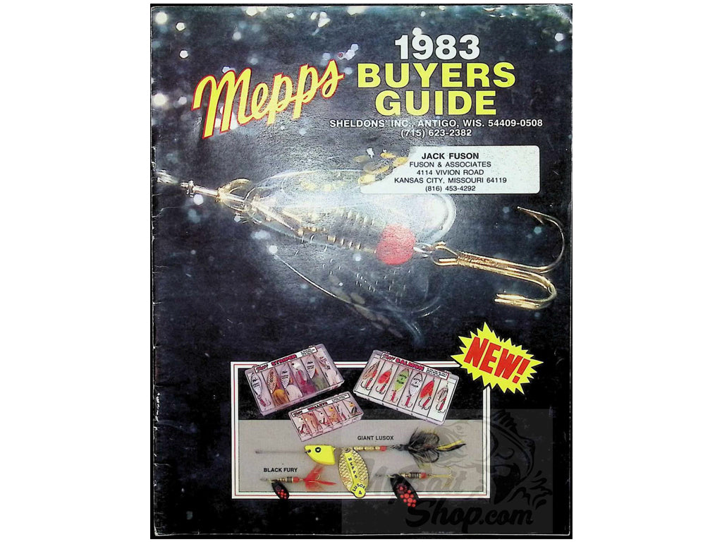 1983 Mepps Lures Buyers Guide (Catalog) – My Bait Shop, LLC