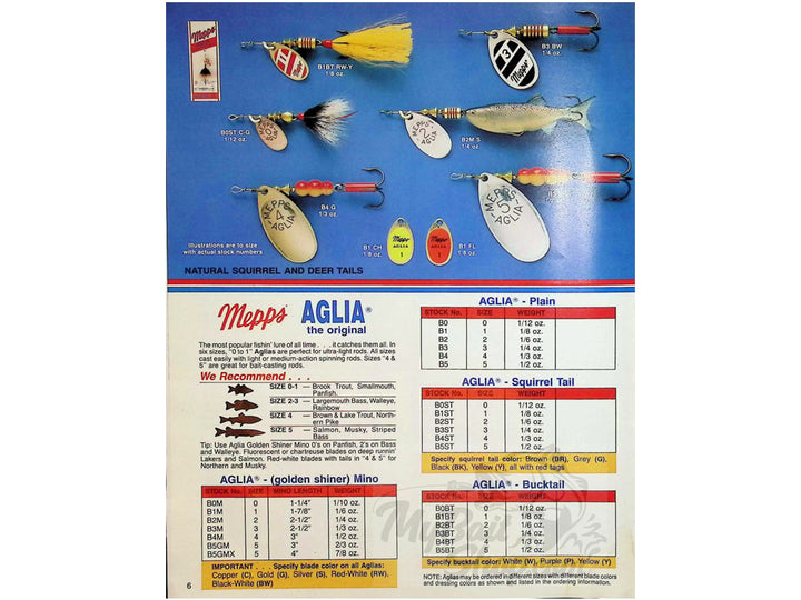 1983 Mepps Lures Buyers Guide (Catalog) My Bait Shop, LLC