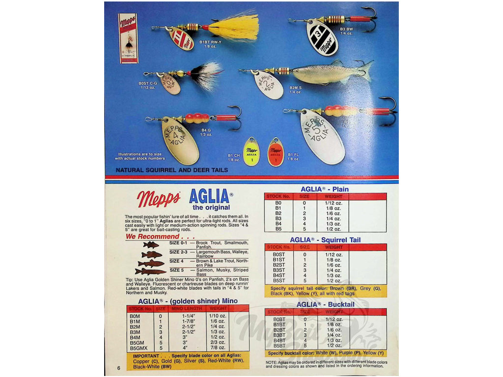 1983 Mepps Lures Buyers Guide (Catalog)