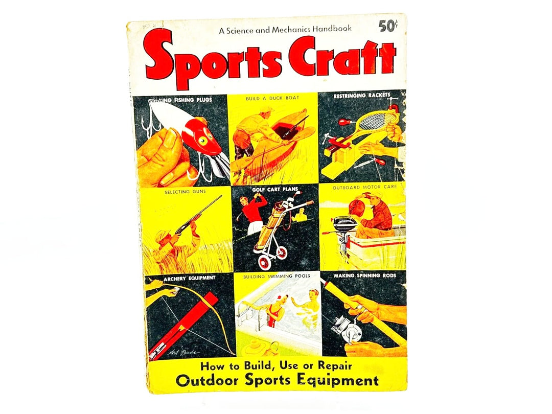 Vintage 1953 Science and Mechanics Sports Craft Handbook Vol. 1