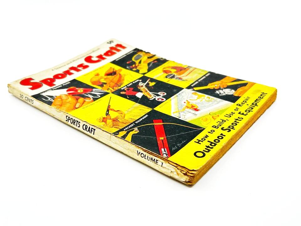 Vintage 1953 Science and Mechanics Sports Craft Handbook Vol. 1