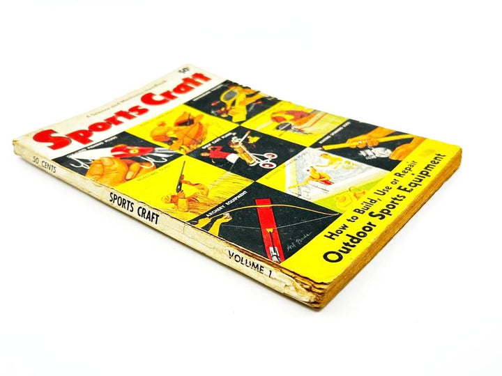 Vintage 1953 Science and Mechanics Sports Craft Handbook Vol. 1