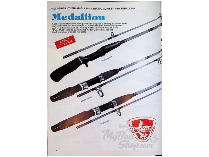St. Croix Rods Catalog-1980's