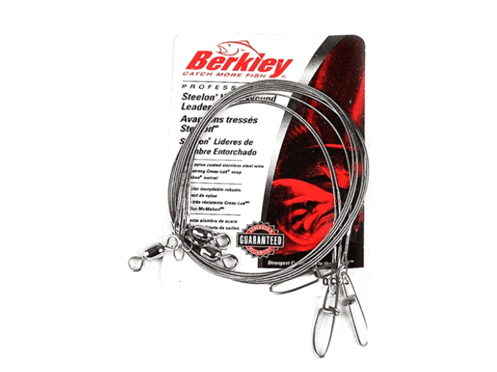 Berkley Steelon Wire Wound Leaders 6" 30 Pound 3 Pack