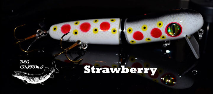 D&G Custom Jack 'n the Box Musky Lure Strawberry Color Exclusive