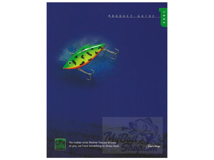2001 Bill Lewis Rat-L-Trap Catalog Great Color Charts