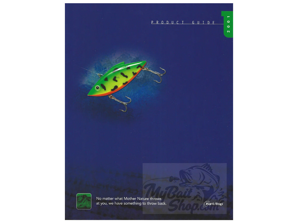 2001 Bill Lewis Rat-L-Trap Catalog Great Color Charts