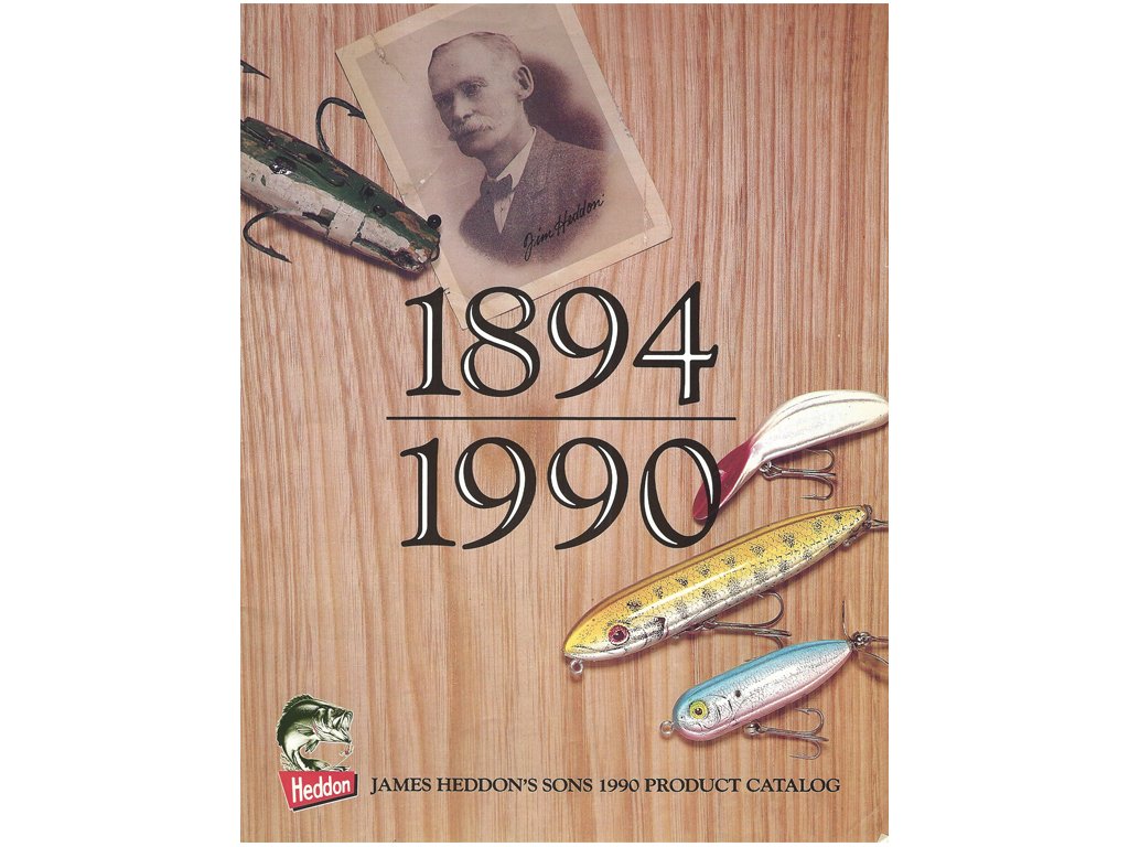 Heddon 1990 Fishing Lure Catalog + Insert