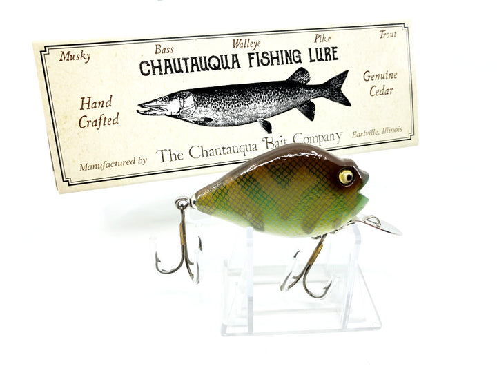 Chautauqua Special Order Wooden Punkinseed in Camo Perch Color 2020
