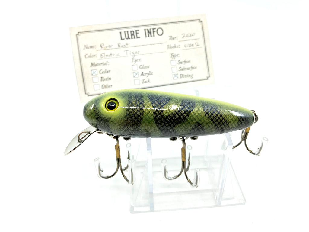 Chautauqua Special Order Wooden River Runt in Electric Tiger Color 2020