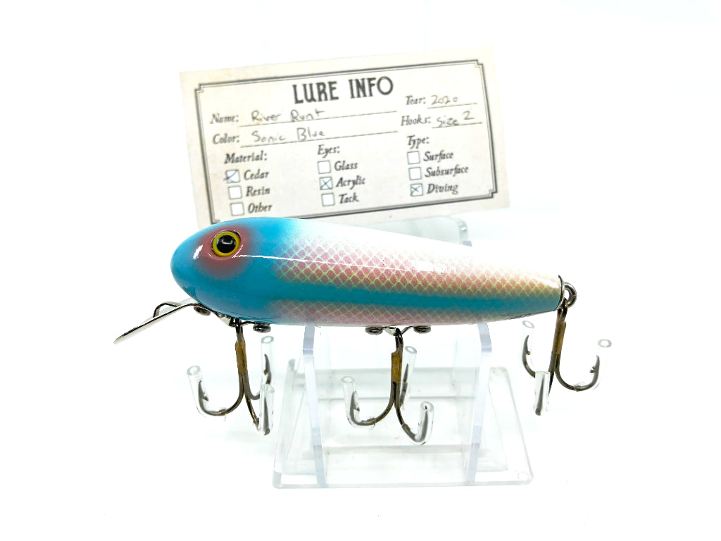 Chautauqua Special Order Wooden River Runt in Sonic Blue Color 2020