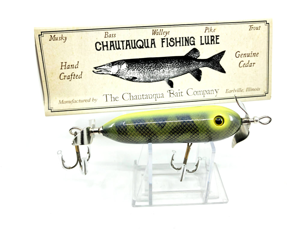 Chautauqua Special Order Wooden Medium Torpedo in Electric Tiger Color 2020