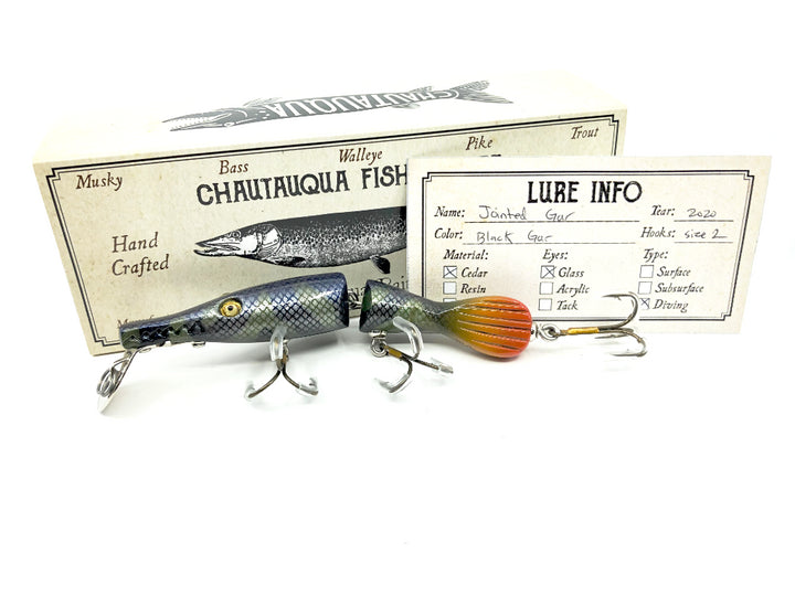 Chautauqua Custom Jointed Gar in Black Gar Color