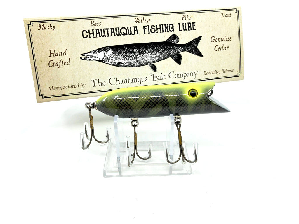 Chautauqua Special Order Wooden Basser in Electric Tiger Color 2020