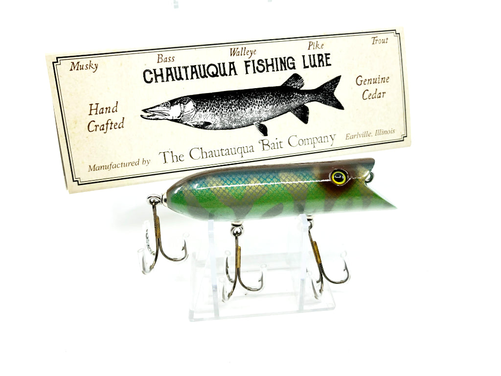 Chautauqua Special Order Wooden Basser in Camo Perch Color 2020