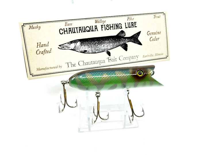 Chautauqua Special Order Wooden Basser in Camo Perch Color 2020