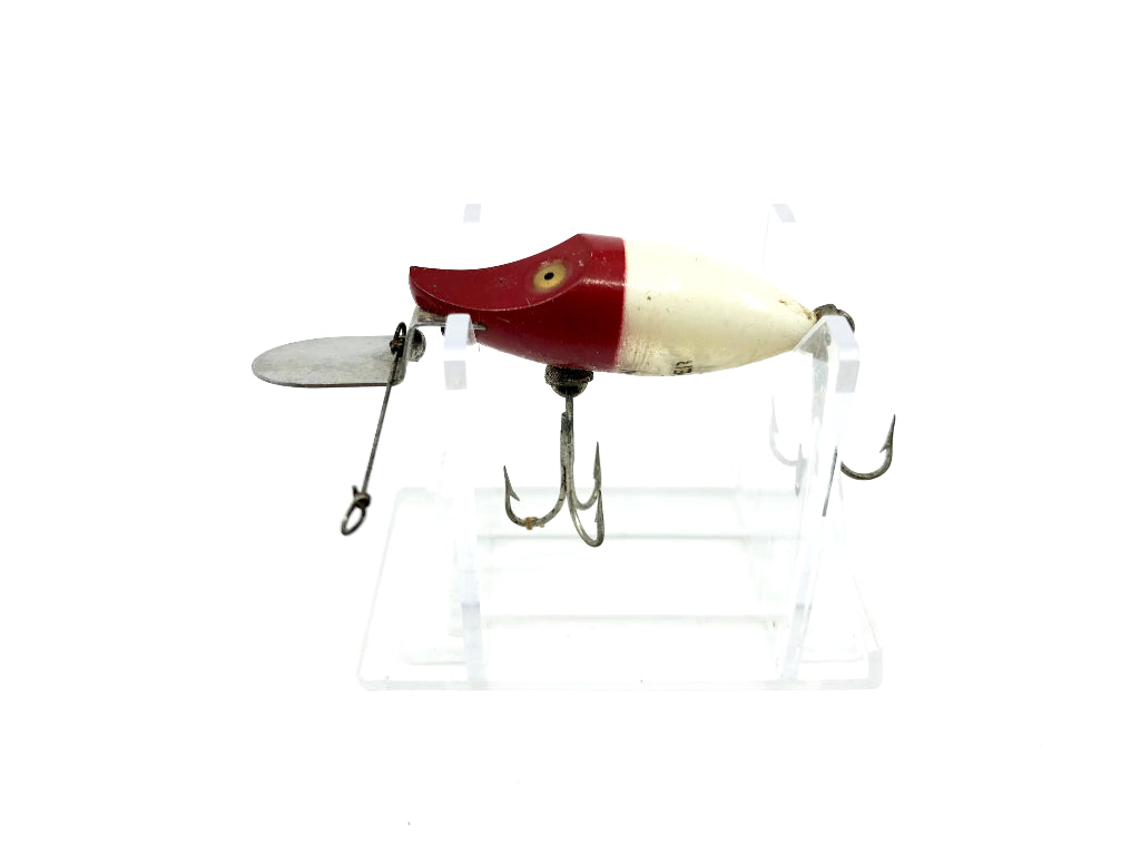 Heddon Tiny Go Deeper River Runt Red Head White Color D350RH