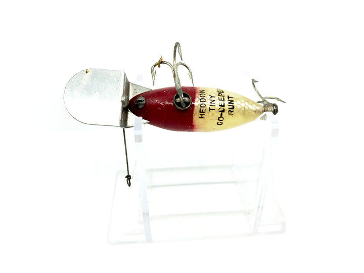 Heddon Tiny Go Deeper River Runt Red Head White Color D350RH