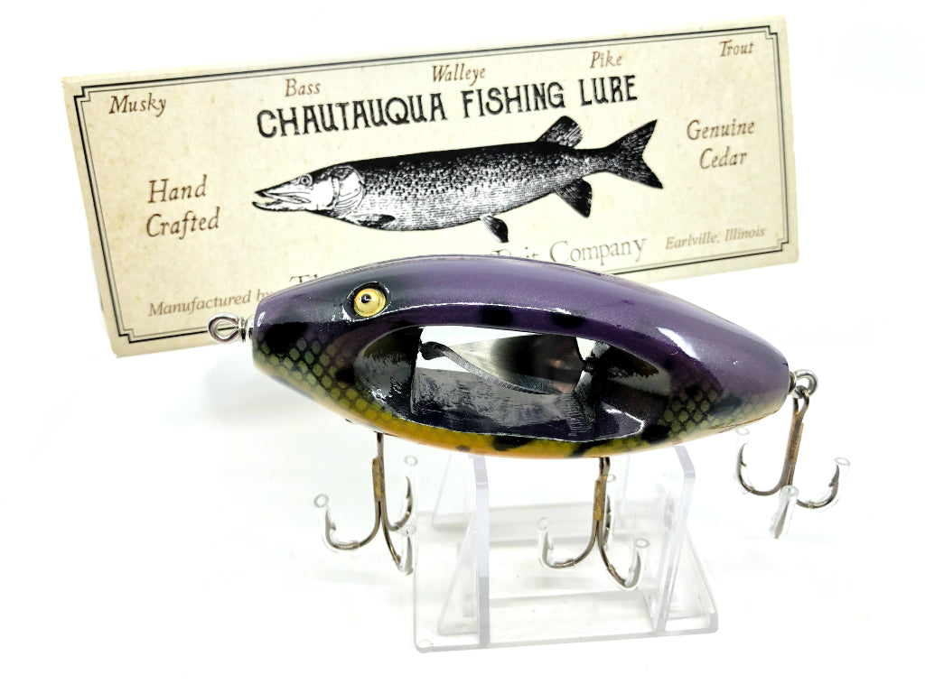 Chautauqua Wooden Special Order Musky Chippewherl in Purple Sucker Color