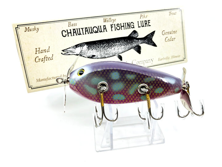Chautauqua Custom Injured Minnow in Purple Trout 2020 Color