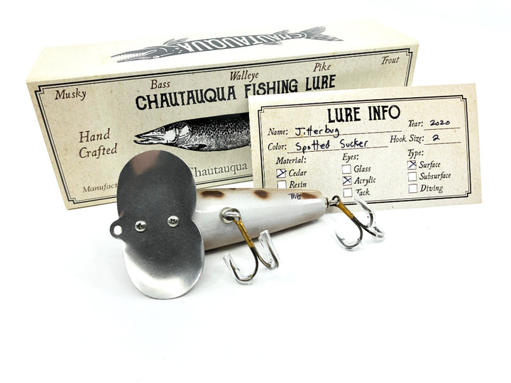 Chautauqua Custom Jitterbug in Spotted Sucker Color