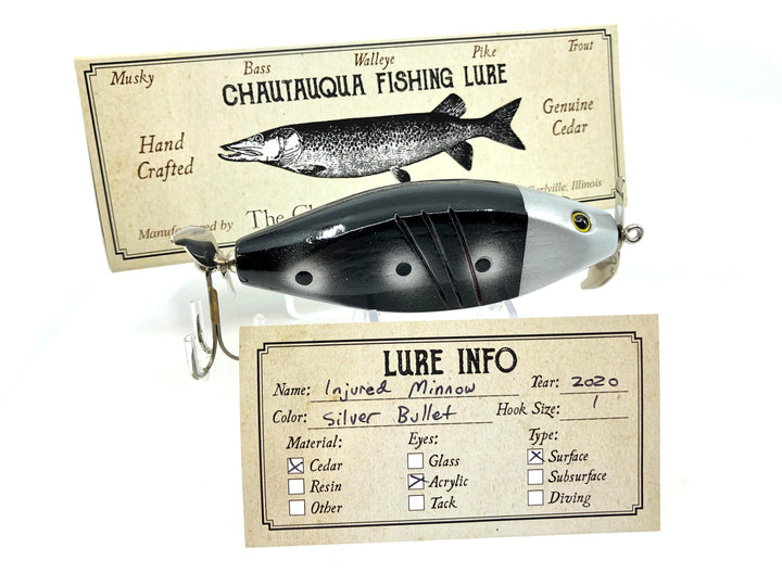 Chautauqua Custom Injured Minnow in Silver Bullet 2020 Color