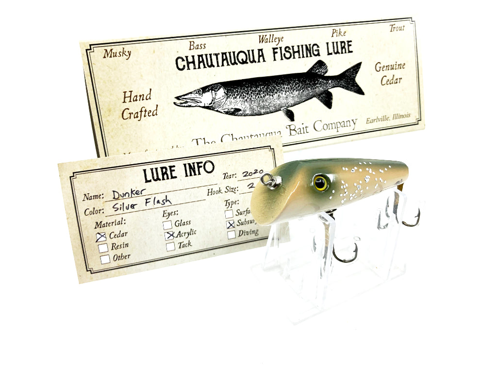 Chautauqua Special Order Wooden Dunker in Silver Flash Color 2020