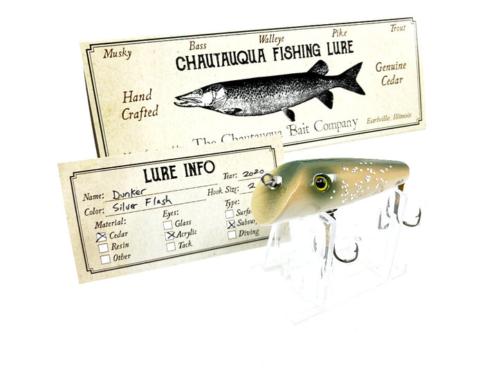 Chautauqua Special Order Wooden Dunker in Silver Flash Color 2020