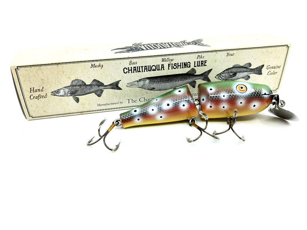 Chautauqua Custom Jointed Chubby Pikie in Ruby Trout 2020 Color
