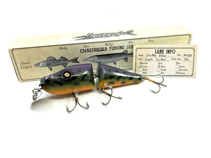 Chautauqua Custom Jointed Chubby Pikie in Purple Sucker 2020 Color