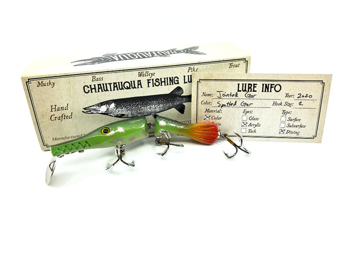 Chautauqua Custom Jointed Gar in Spotted Gar Color