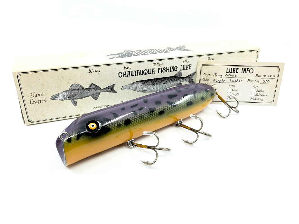 Chautauqua 8" Mag-Oreno in Purple Sucker 2020 Color
