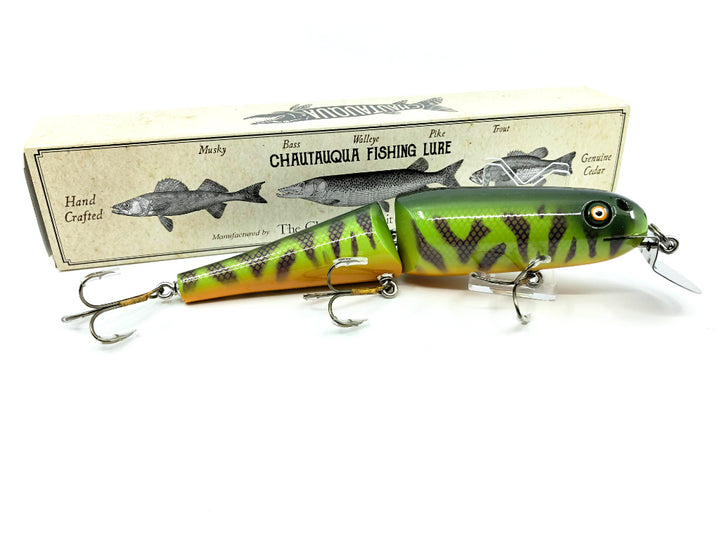 Jointed Chautauqua 8" Minnow Musky Lure Citrus Perch 2020 Custom Color