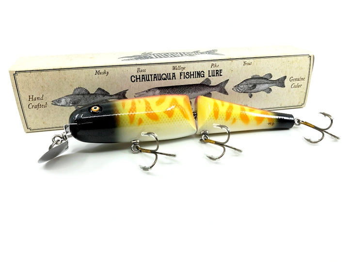 Jointed Chautauqua 8" Minnow Musky Lure Neon Bandit 2020 Color