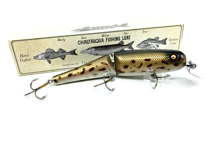 Jointed Chautauqua 8" Minnow Musky Lure Spotted Hogsucker 2020 Color