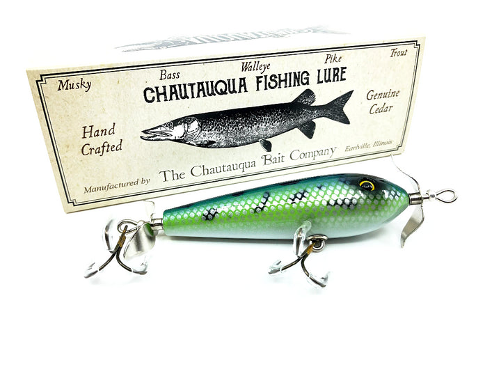 Chautauqua Special Order Wooden Medium Torpedo in Largemouth Bass Color 2020