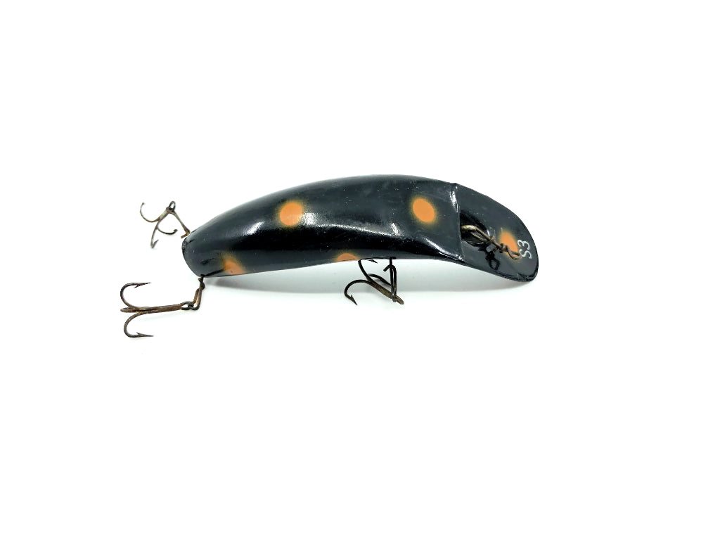 Helin Flatfish S3 Black with Orange Dots Color