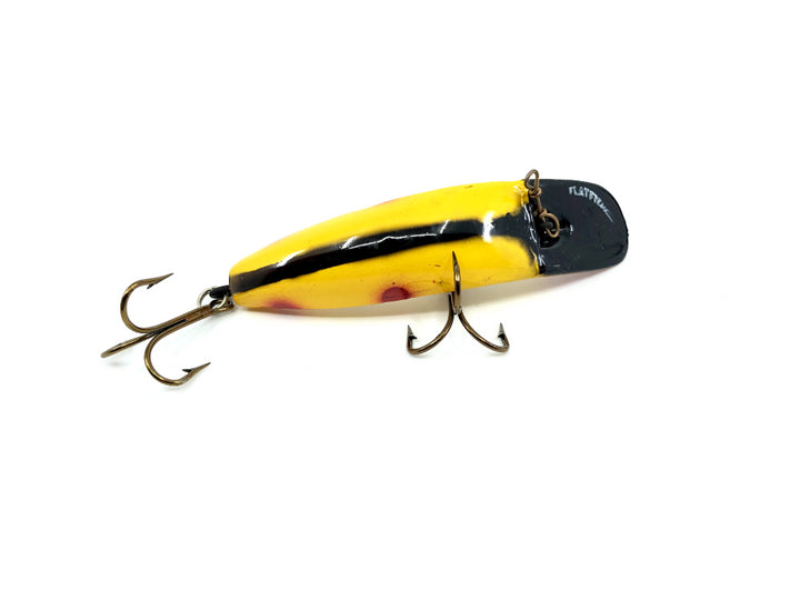 Helin Flatfish M2 Yellow with Black Stripe and Red Dots