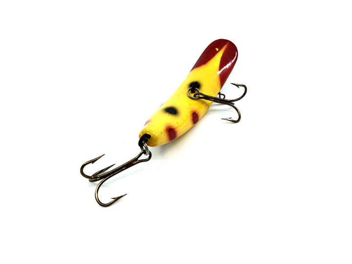 Helin Flatfish M2 Yellow with Black Stripe and Red Dots