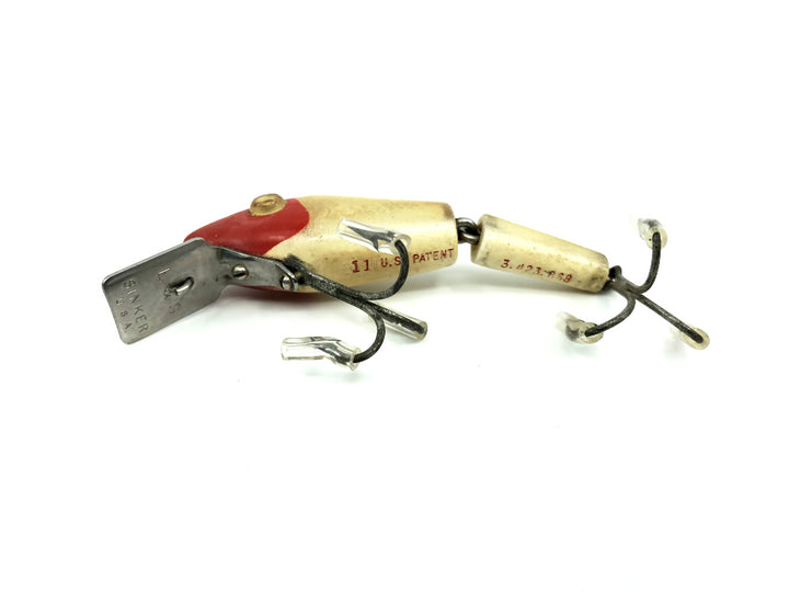 L & S Sinker Red and White Color Bass-Master Model 15