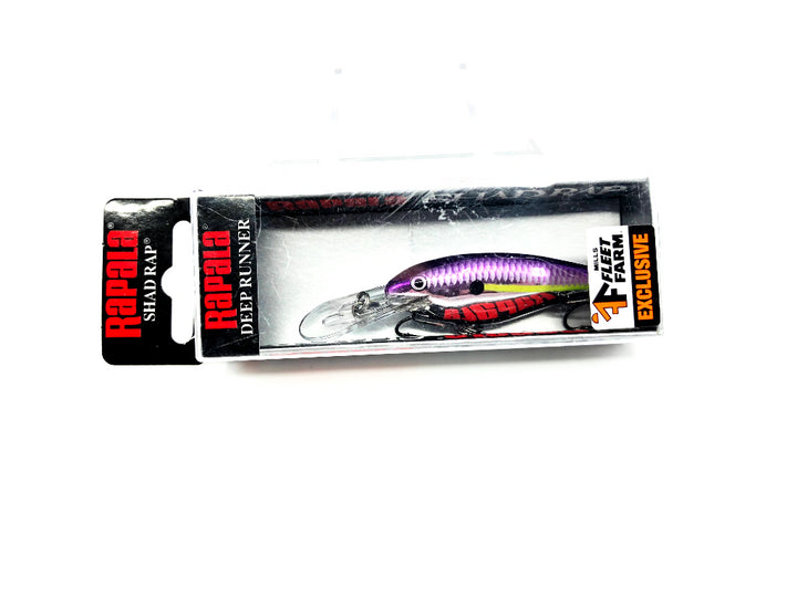 Rapala Shad Rap SR05-PHS Purple Hot Streak Exclusive Fleet Farm Color New in Box Old Stock