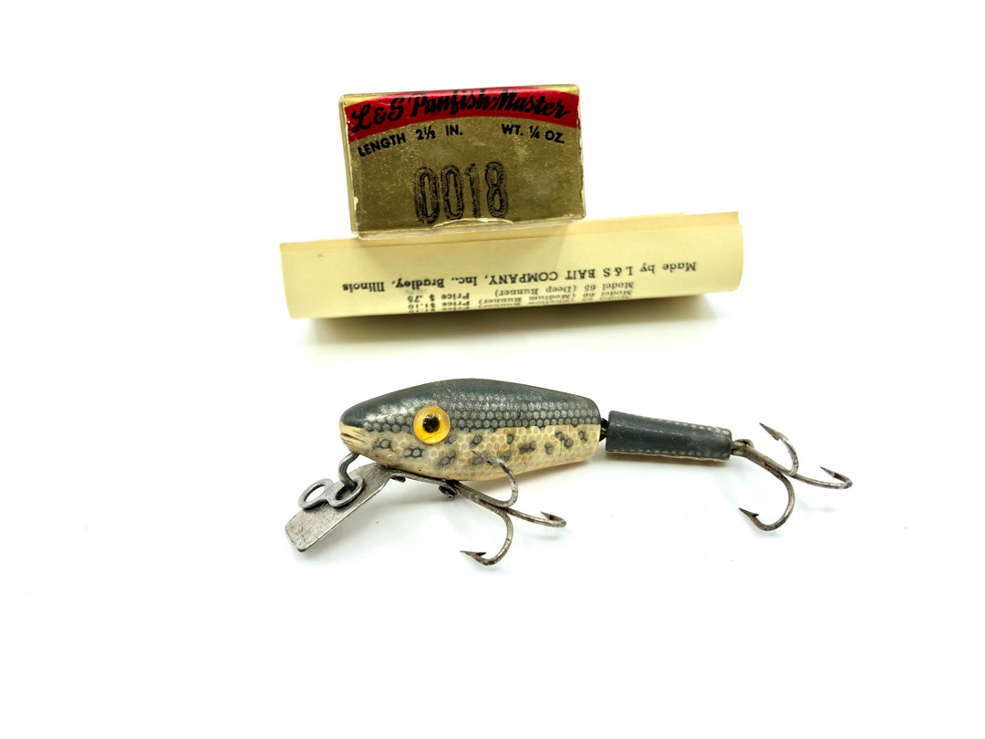 L & S Panfish Sinker Gray and White Speckled with Box