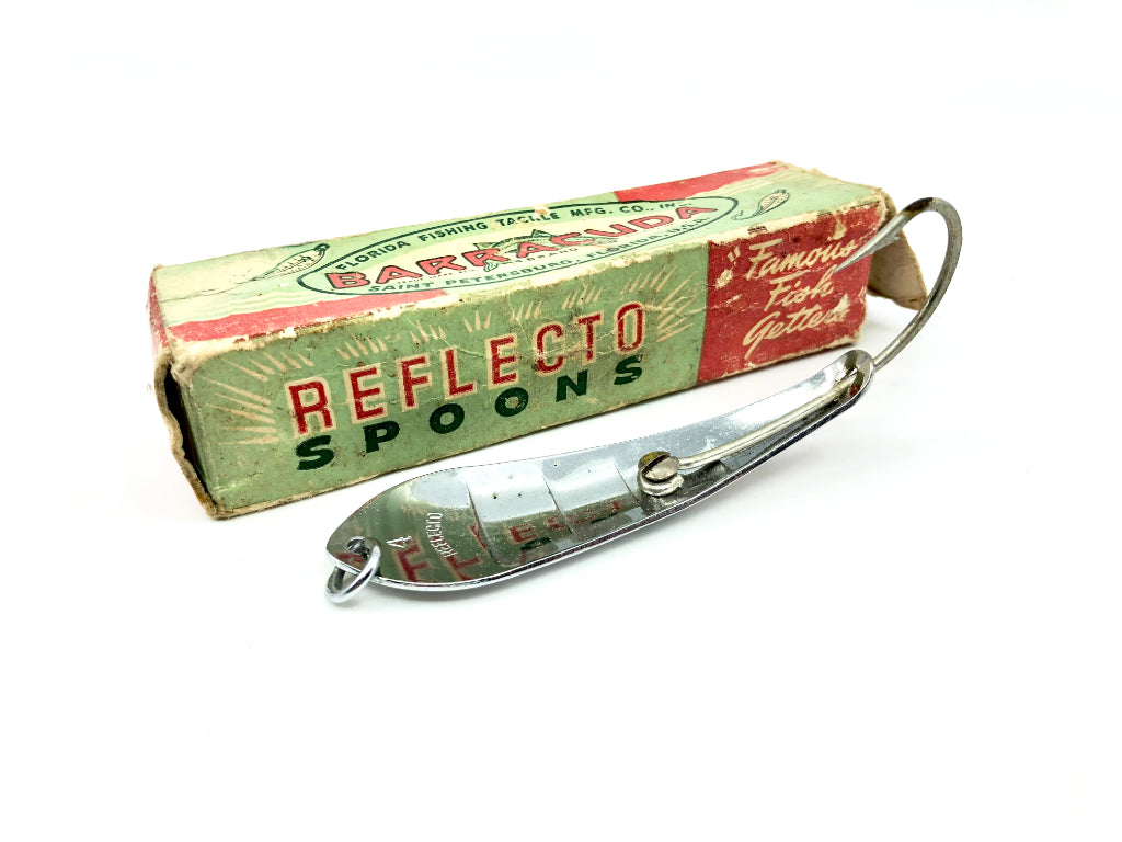 Barracuda Reflecto Spoon with Box. No. 4 size
